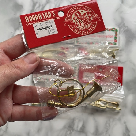 Vintage Christmas metal Musical ornament LOT - Picture 2 of 5